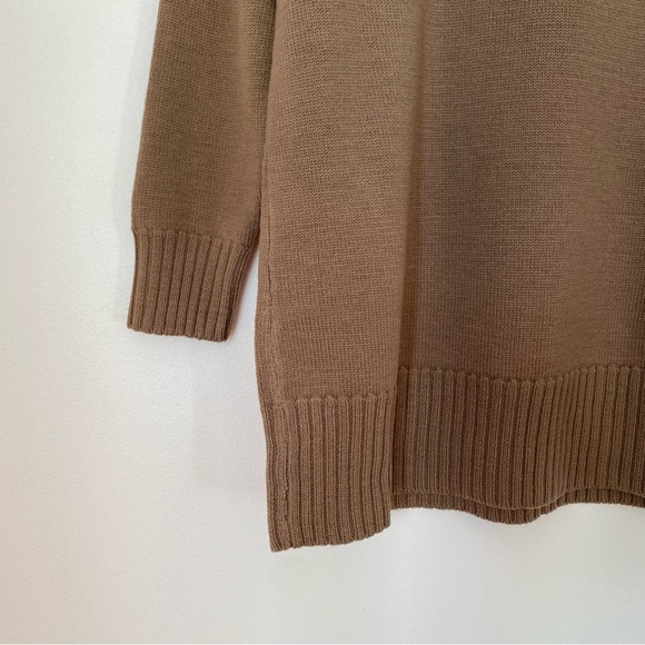 Elizabeth Suzann Essential Crew Neck Sweater Climate Beneficial Wool - Picture 6 of 15